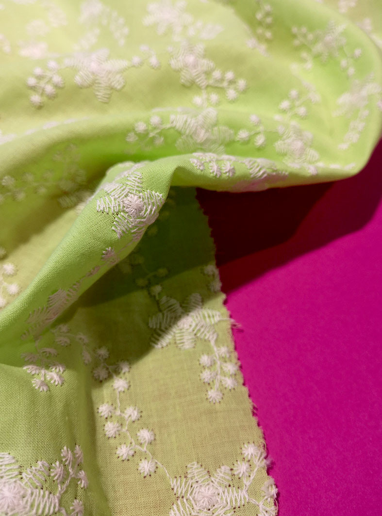 Dolores 22 Broderie Tissu Coton BrodÉ Pic12