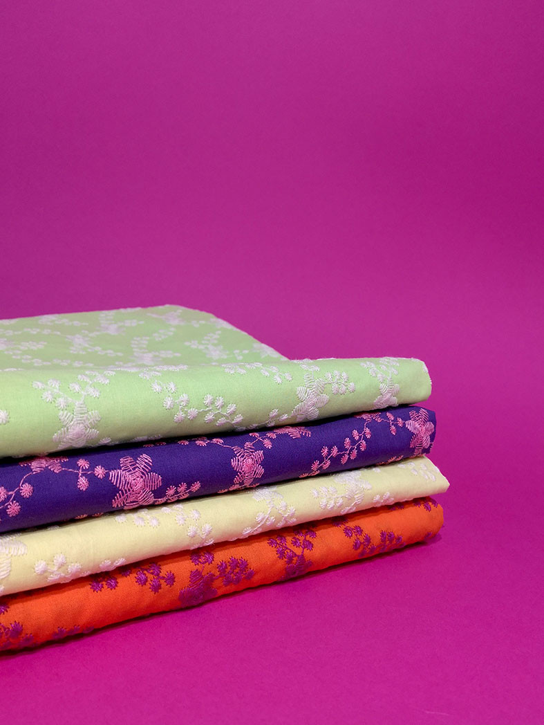 Dolores 22 Broderie Tissu Coton BrodÉ Pic2