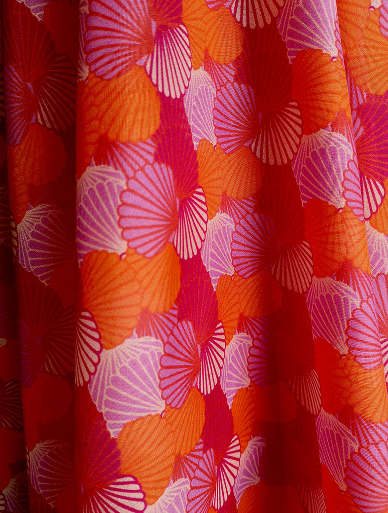 Sheila 22 Tissu Soie Coton ImprimÉ Tissu À Motif Pic8