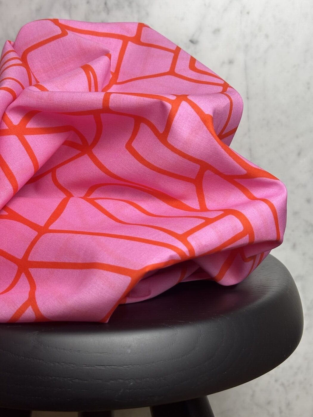 Tissu imprimé Nerida Hansen voile de coton rose - Ella