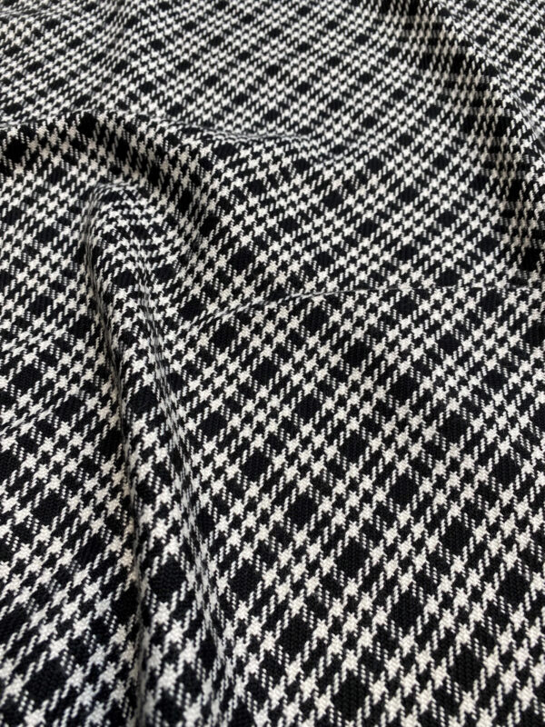 Tissu à carreaux noir et blanc - Roid