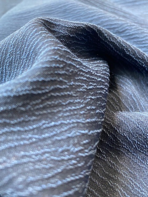Tissu polyester aspect froissé - Silesie