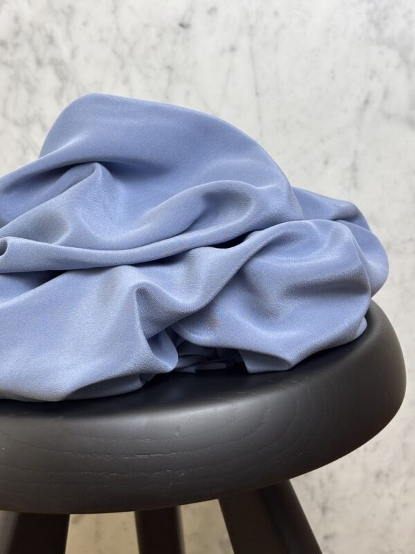 Tissu soie lavée Tara - Bleu Niagara