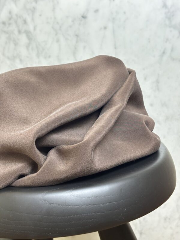 Tissu soie lavée Tara - Choco