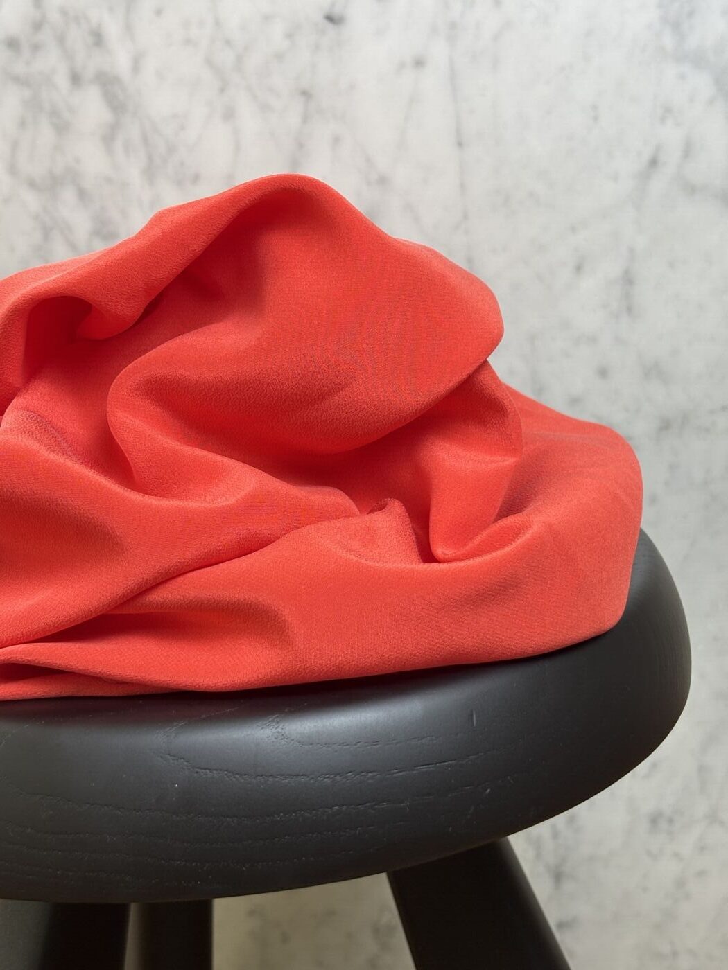 Tissu soie lavée Tara - Rouge Vintage